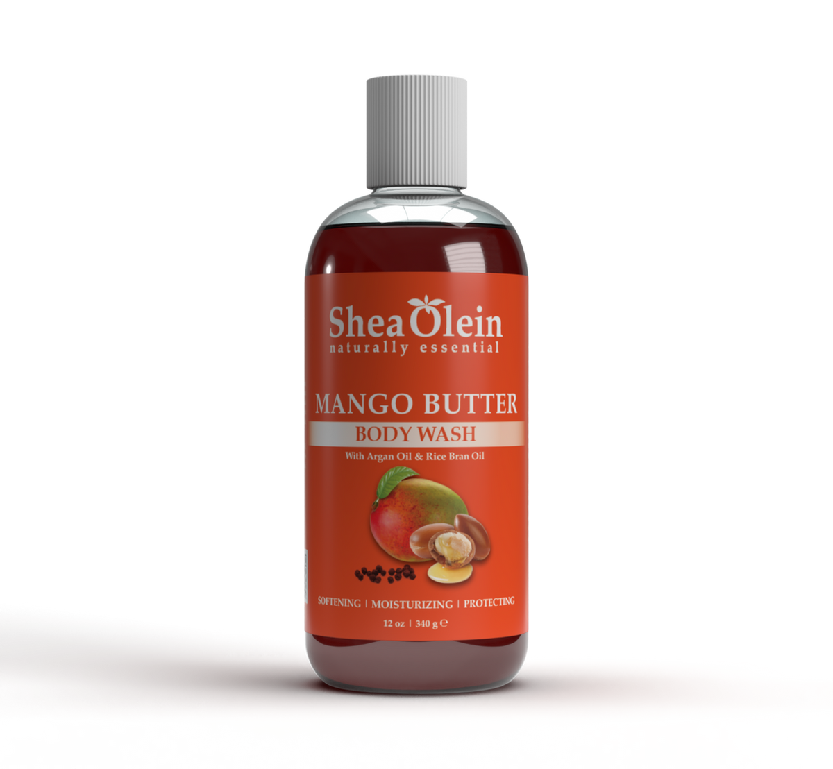 Mango Butter Body Wash with Argan Oil & Rice Bran Oil