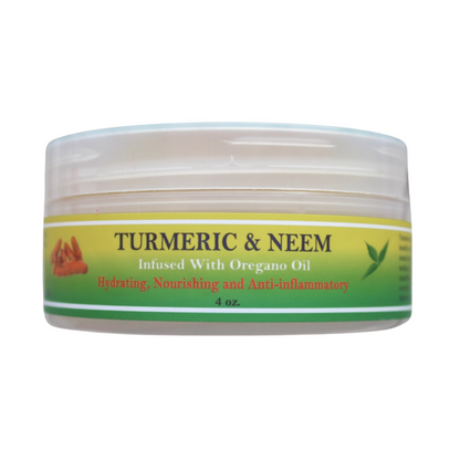 TURMERIC & NEEM Infused with Oregano Oil Shea Butter