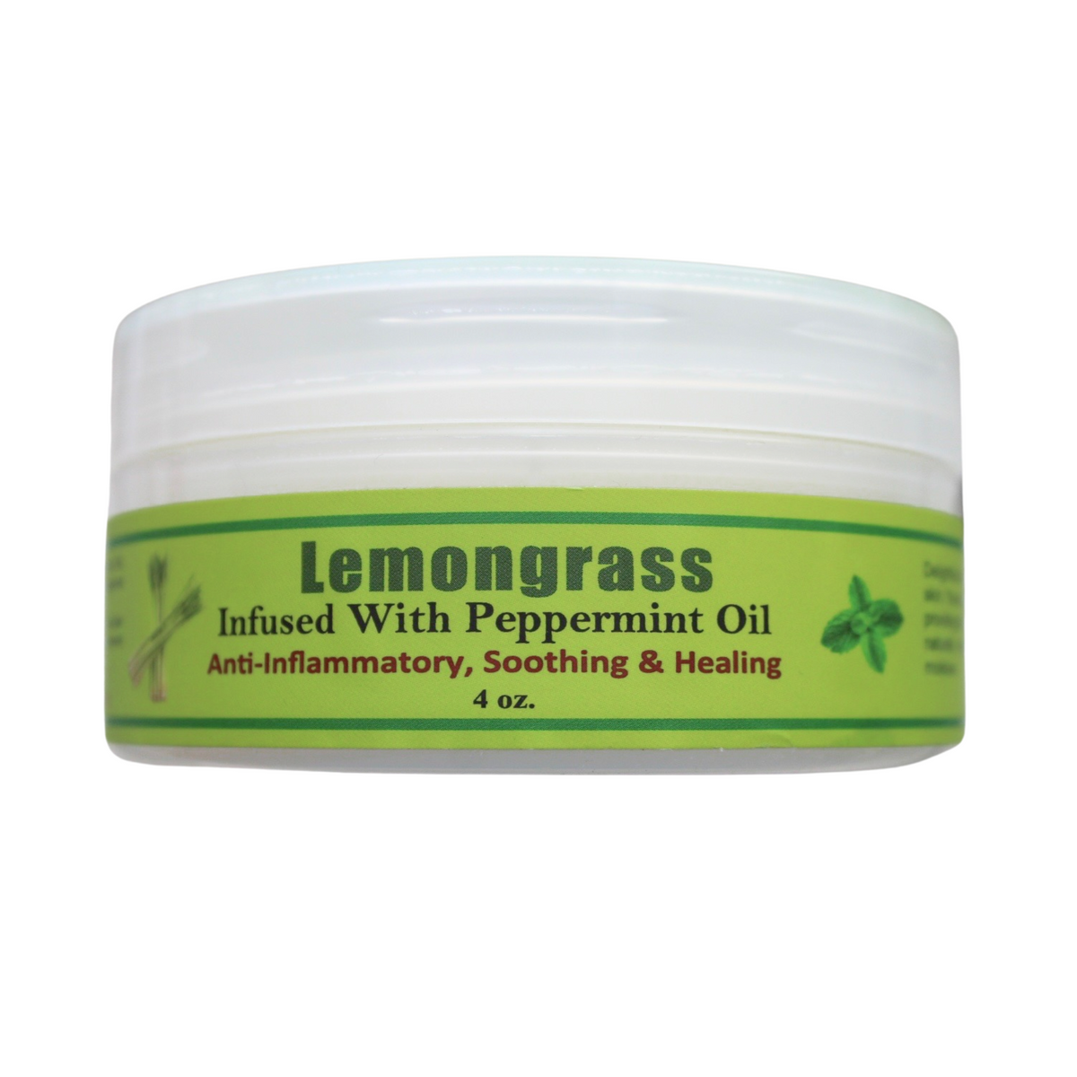 LEMONGRASS Infused with Peppermint Oil Shea Butter