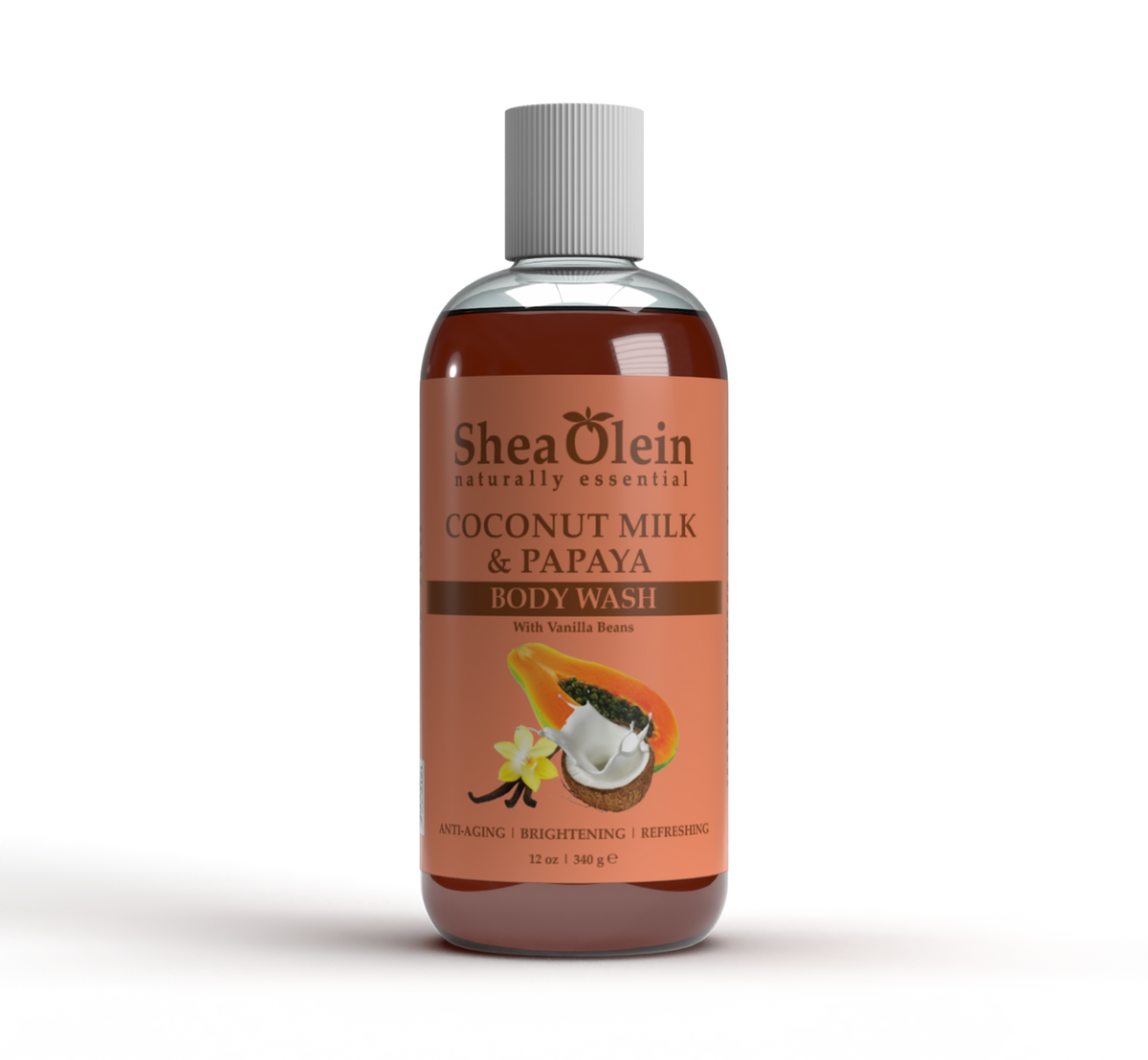 Coconut Milk & Papaya Body Wash with Vanilla Beans