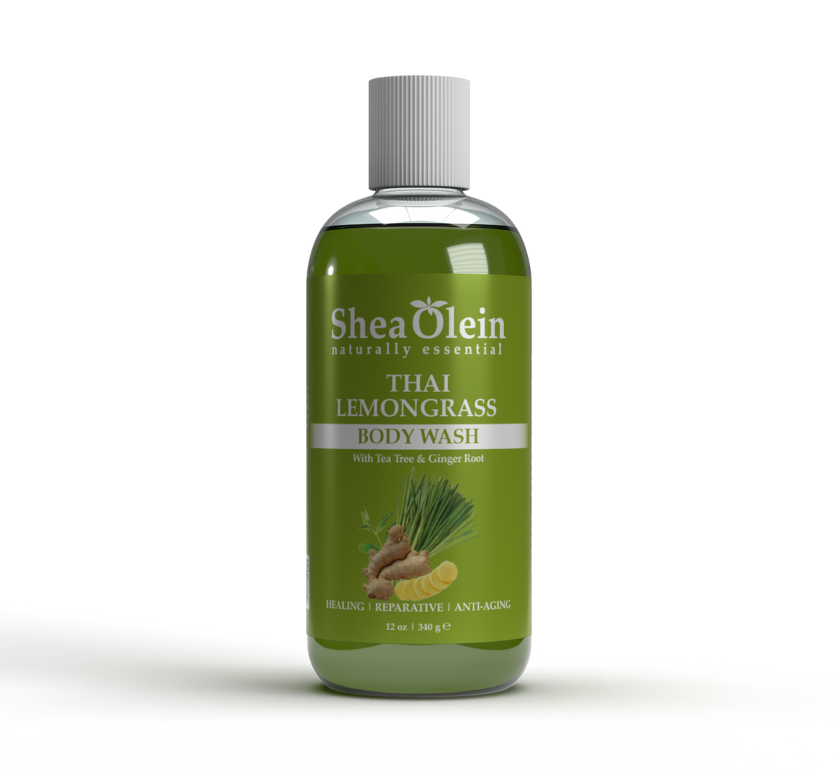 Organic Thai Lemongrass Body Wash with Tea Tree Oil & Ginger Root Extract