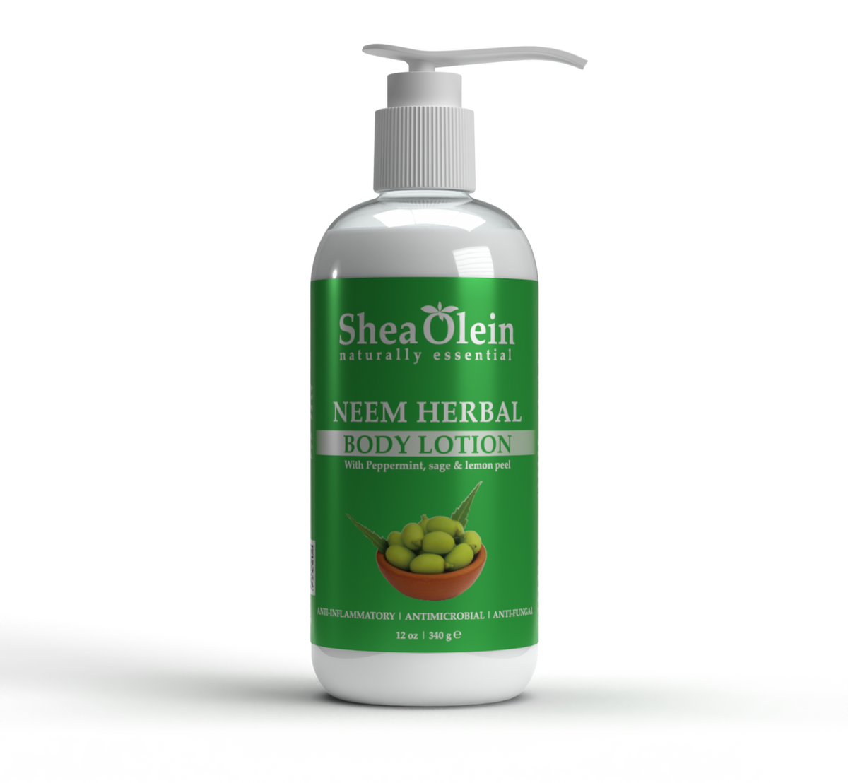 Neem Herbal Lotion With Peppermint, Sage & Lemon Peel